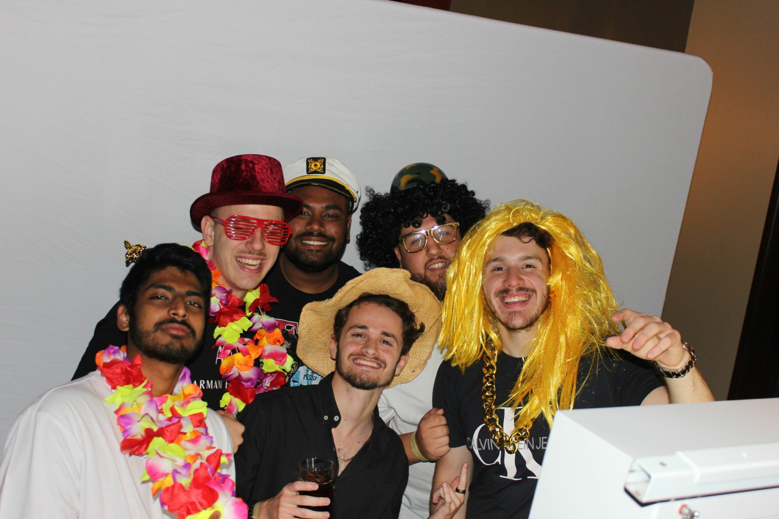 Group of friends smiling